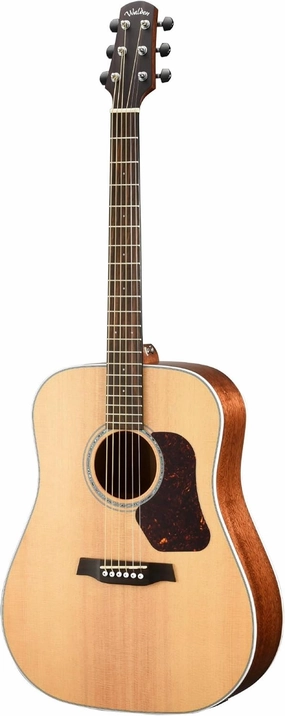 Walden D740E W/Gig Bag Natura All-Solid Sitka/Mahogany Dreadnought Acoustic-Electric Guitar - Satin Natural