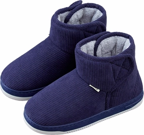 Warm Winter Slippers for Seniors – Unisex Non-Slip Indoor/Outdoor Shoes With Adjustable Hook-and-Loop