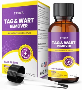 Wart Remover Freeze Off, Fast-Acting Skin Tag Remover with Salicylic Acid, Warts Removal Liquid for Toes Feet Wart Freeze Off for Plantar, Corn Wart, Flat, Common, Callus 30 ML
