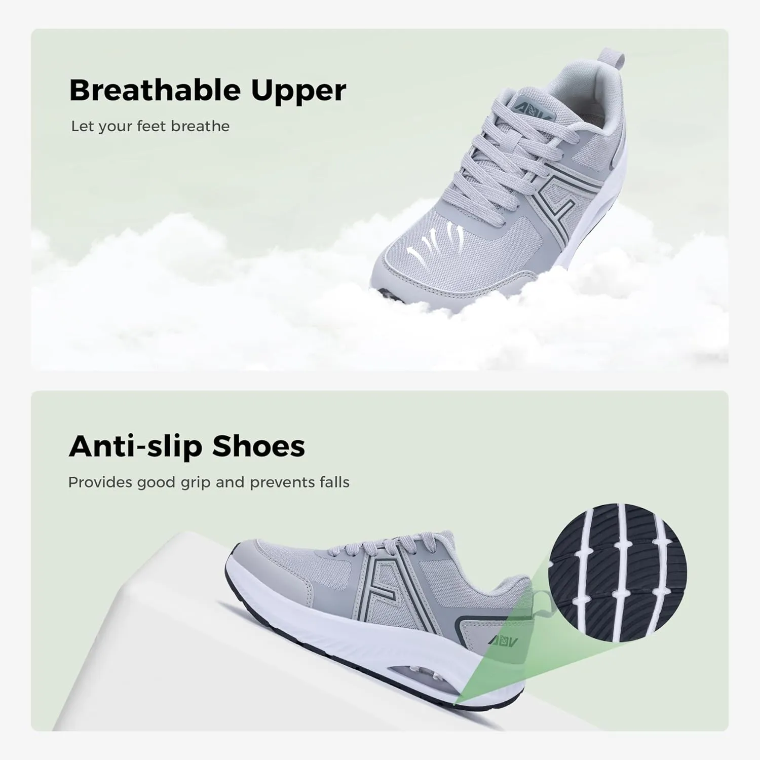 Wide Toe Box Shoes Women with Arch Support Orthotic Plantar Fasciitis Walking Shoes Air Tennis Sneakers