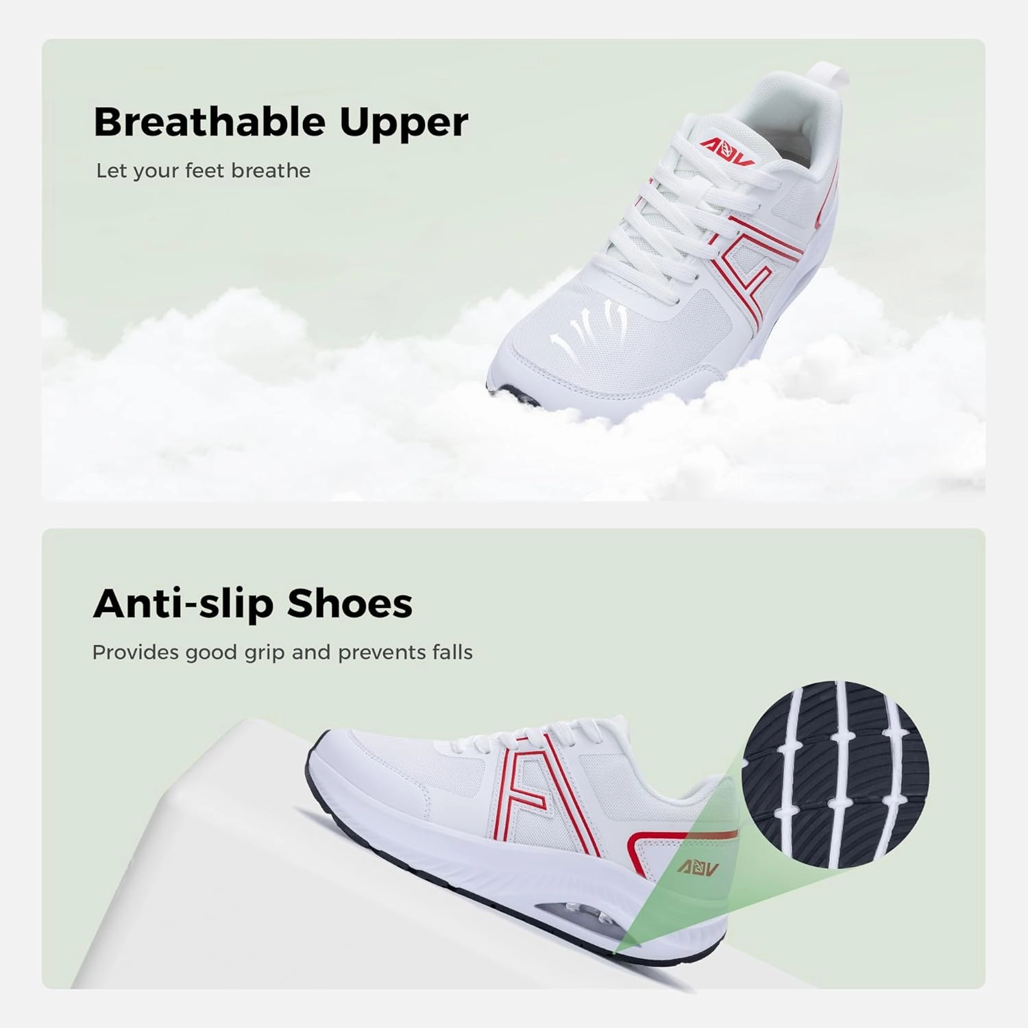 Wide Toe Box Shoes Women with Arch Support Orthotic Plantar Fasciitis Walking Shoes Air Tennis Sneakers