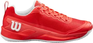Wilson Men's Rush Pro 4.5 Clay Tennis Shoes, Infrared Infrared White, 14 Men