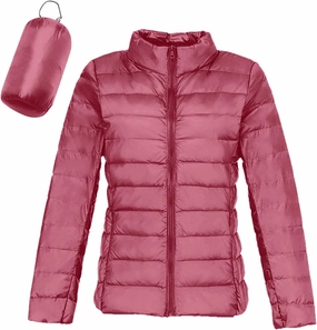 Womens Puffer Jacket 2025 Winter Warm Packable Down Jacket Lightweight Slim Fit Hooded Jacket Short Duck Down Coat