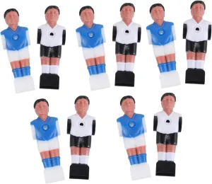 YARNOW Foosball Table Parts Football Dummies Soccer Plaything 10pcs Player Figurines Set