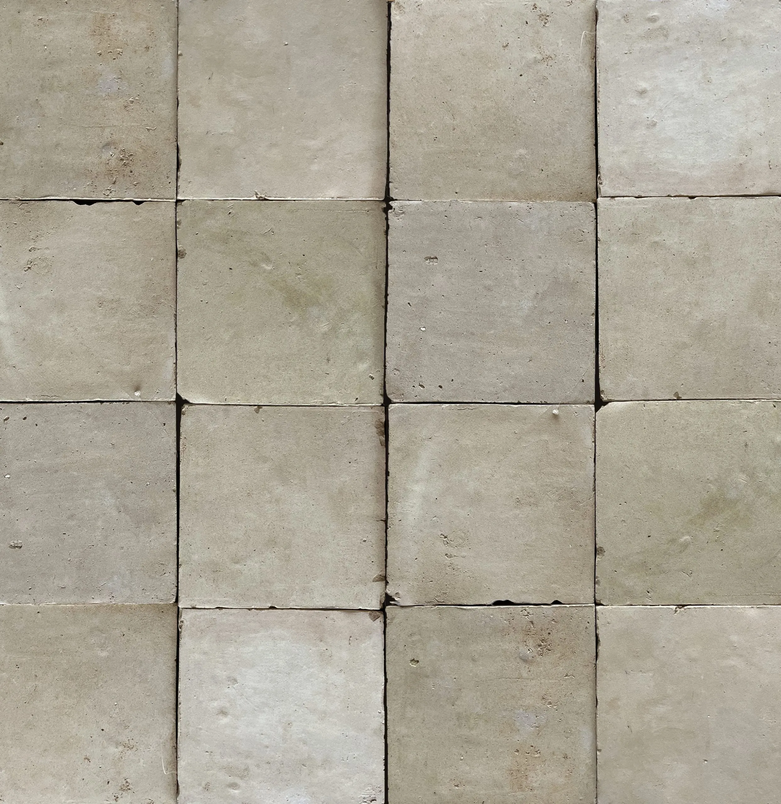 Zellige Raw Natural Terracotta Moroccan Square 100X100x12mm